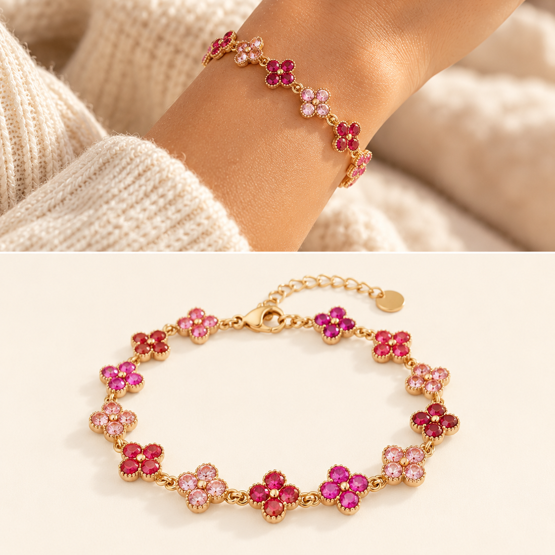 Bracelet Trèfles Bloom